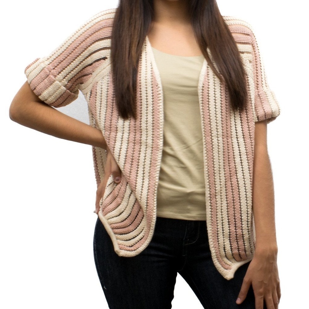 Stripe Knit Cardigan